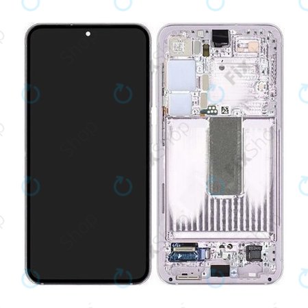 Samsung Galaxy S23 S911B - LCD zaslon + steklo na dotik + okvir (Lavender) - GH82-30481D, GH82-30480D Genuine Service Pack