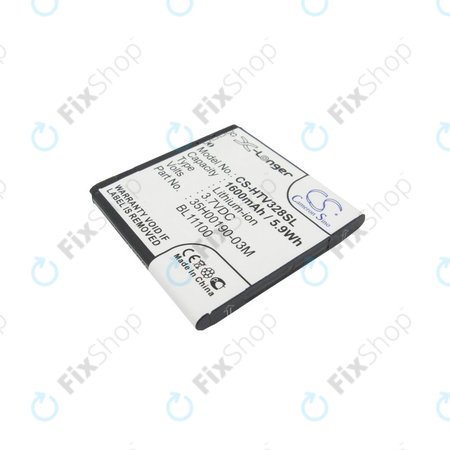 Baterija za HTC Desire X, Desire V, 1600mAh, Li-Ion, 3.7V, 35H00190-03M, HQ