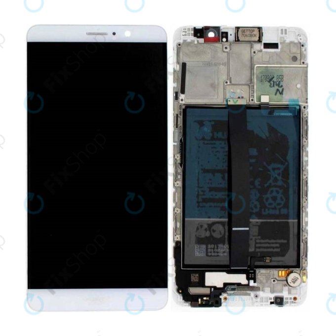 Huawei Mate 9 - LCD zaslon + steklo na dotik + okvir + baterija (Space Grey) - 02351BAS Genuine Service Pack