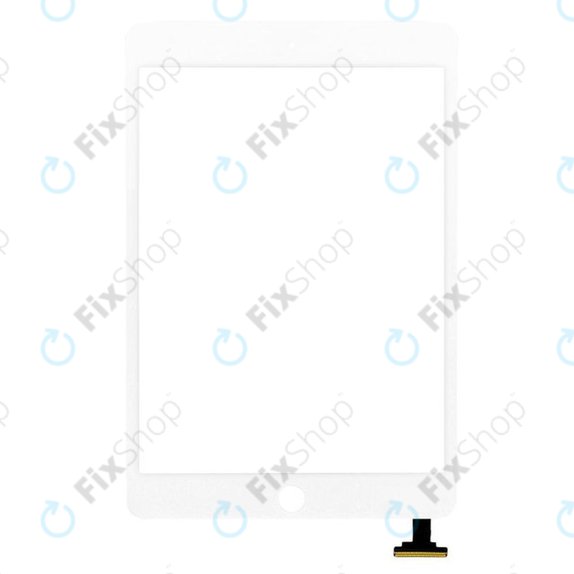 Apple iPad Mini 3 - Steklo na dotik (White)