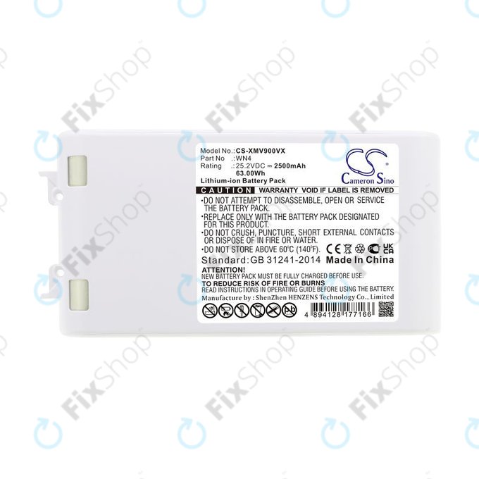 Baterija za Xiaomi Dreame V10, V9, V8, XR, 2500mAh, Li-Ion, 25.2V, WN4, HQ