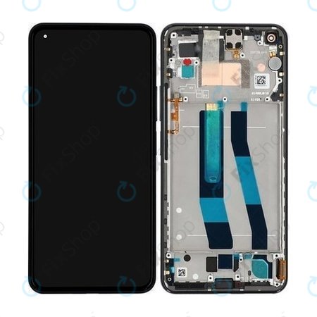 Xiaomi Mi 11 Lite 5G - LCD zaslon + steklo na dotik + okvir (Truffle Black) - 56000200K900, 56000K00K900 Genuine Service Pack