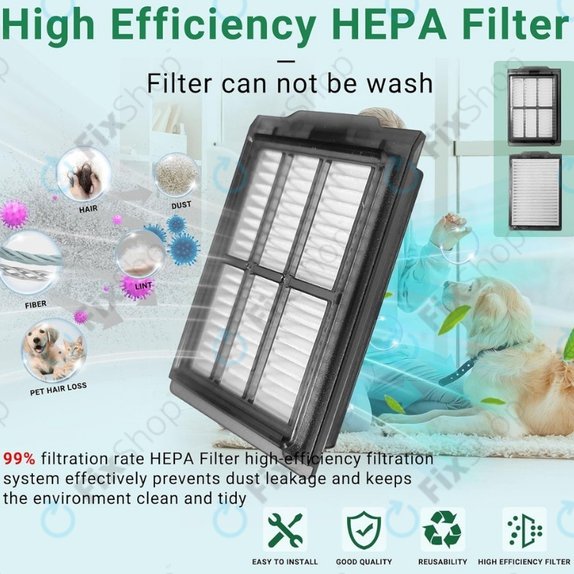 HEPA filter, 2 kos za iRobot Roomba Plus 505, 507, 405, 4020