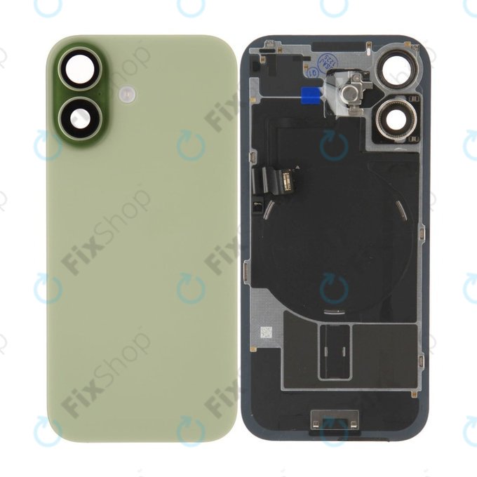 Steklo zadnjega ohišja za iPhone 17, Sage, Pulled A