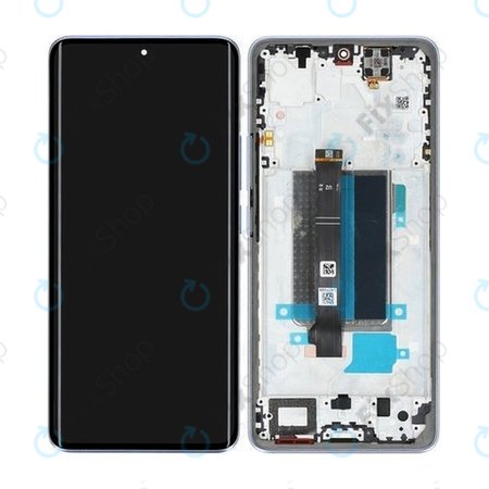Xiaomi Redmi Note 13 Pro+ 23090RA98C - LCD zaslon + steklo na dotik + okvir (Aurora Purple) - 560003N16U00 Genuine Service Pack