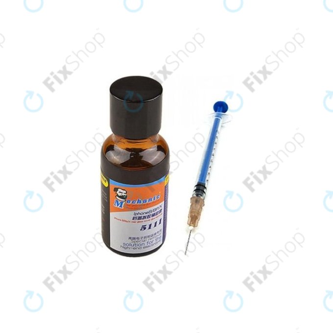 Mechanic 5111 - Odstranjevalec lepila s hrbtnega stekla (iPhone 8 - 14 Pro Max) - 20 ml