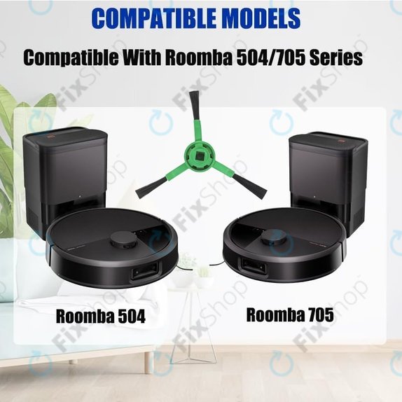 Stranska krtača, 2 kos za iRobot Roomba Max 705, Plus 504, 505