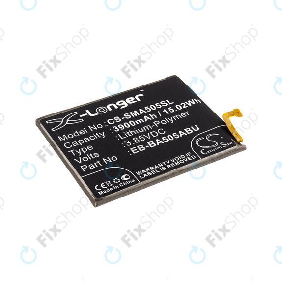 Baterija za Samsung A20 A205F, 3900mAh, Li-Pol, 3.85 V, EB-BA505ABN, HQ