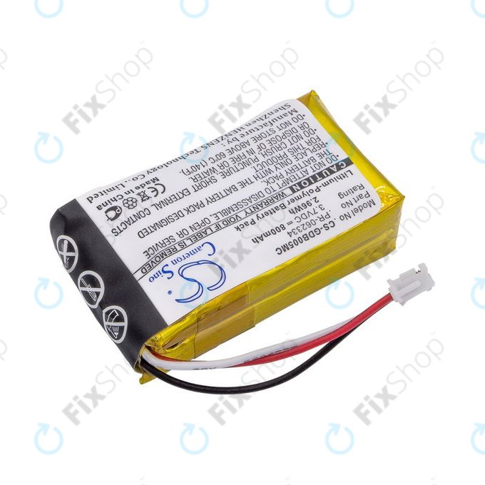 Baterija za GoPro Hero +, 800mAh, Li-Polymer, 3.7V, PR-062334, HQ