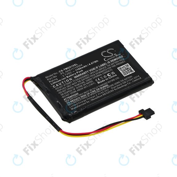 Baterija za TomTom Go 510, 1100mAh, Li-Ion, 3.7V, AHA11110004, HQ