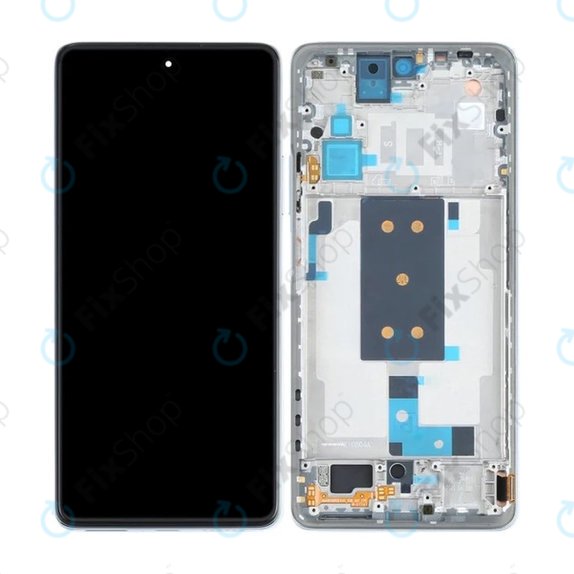 Xiaomi 11T, 11T Pro - LCD zaslon + steklo na dotik + okvir (Celestial Blue) OLED