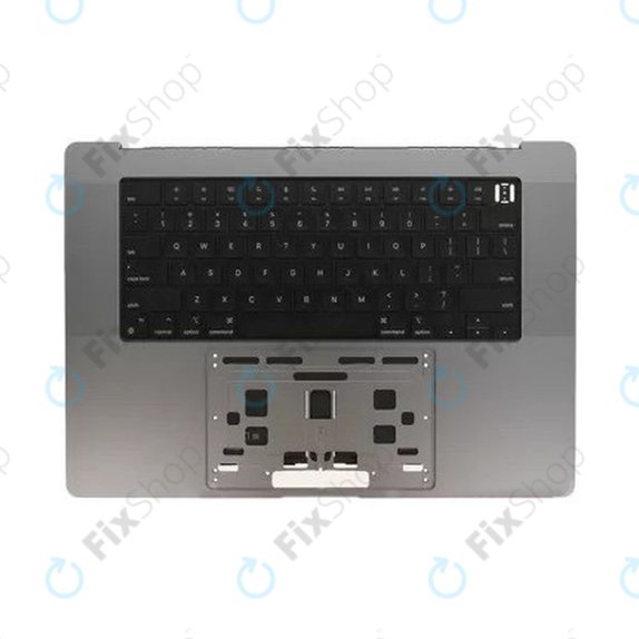 Zgornji okvir tipkovnice za MacBook Pro 16" A2780 (2023), US tipkovnico in baterijo, Space Gray, 661-32189, Genuine Apple