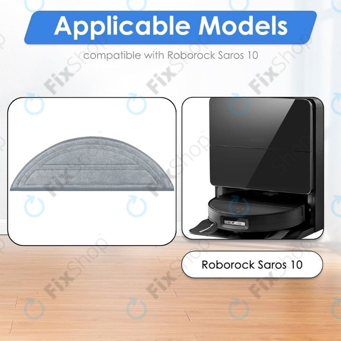 Krpa za brisanje, 2 kos za Xiaomi Roborock Saros 10