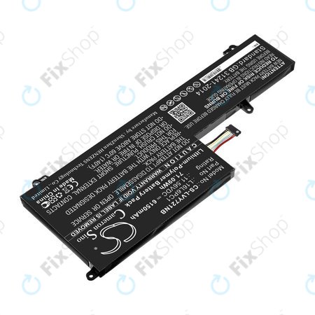 Baterija za Lenovo Yoga 720-15, 6150mAh, Li-Pol, 11.56V, L16L6PC1, HQ