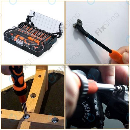 Jakemy JM-6124 - Komplet servisnega orodja za servis elektronike 48 v 1