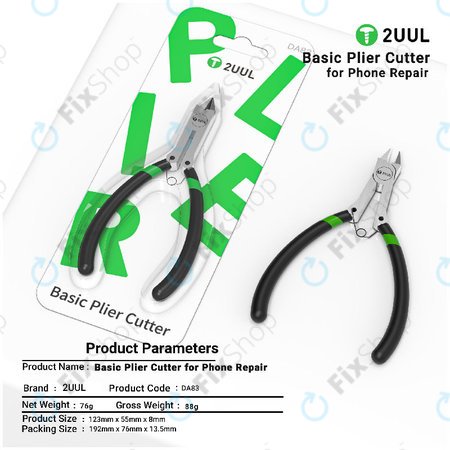 Precizne ščipalne klešče, 2UUL DA83