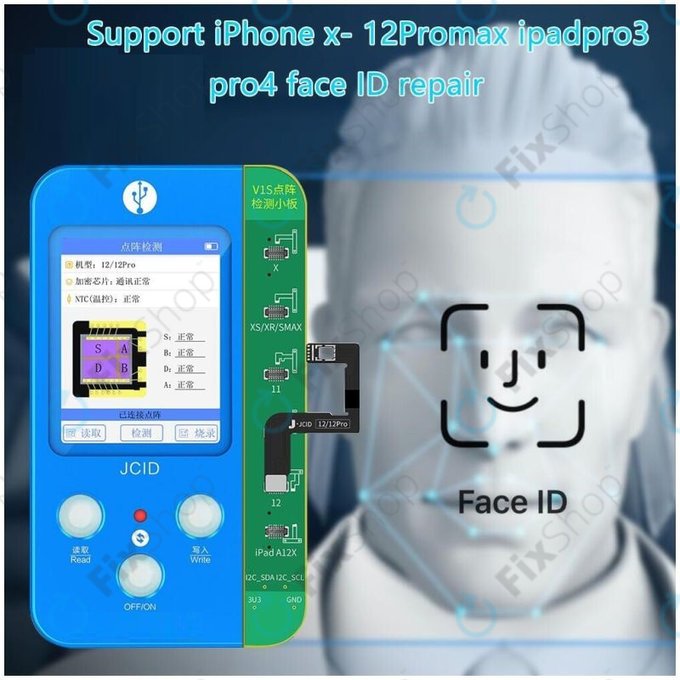 JC V1S, V1SE - Face ID Board za iPhone X - 12 Pro Max, iPad Pro