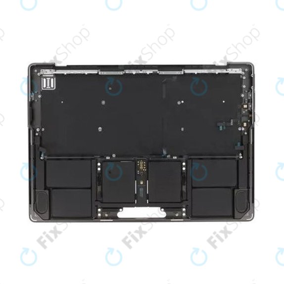 Zgornji okvir tipkovnice za MacBook Pro 14", A3185 (2024), US tipkovnico in baterijo, Space Black, 661-50210, Genuine Apple