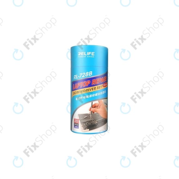 Relife RL-728B 2D - Set izvijačev za servis prenosnikov