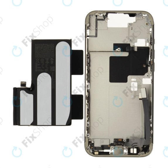 Srednji okvir z baterijo za iPhone 16 Pro Max | White Titanium | ZD076-00694 | Genuine Apple