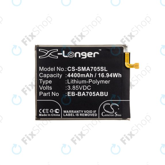 Baterija za Samsung A70 A705F, 4400mAh, Li-Pol, 3.85 V, EB-BA705ABU, HQ