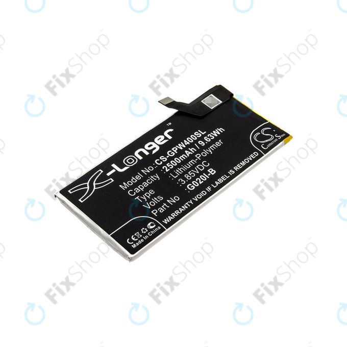 Baterija za Google Pixel 4, 2500mAh, Li-Pol, 3.85 V, G020I-B, HQ