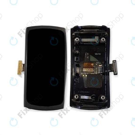 Samsung Gear Fit 2 SM-R360 - LCD zaslon + steklo na dotik + okvir (Gray) - GH97-19001A, GH97-19201A Genuine Service Pack
