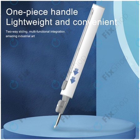 Čistilno pero za čiščenje telefonov in slušalk (belo)