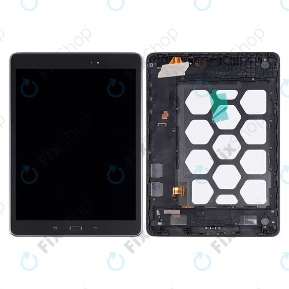 Samsung Galaxy Tab A 9.7 T555 - LCD zaslon + steklo na dotik + okvir (Black) TFT