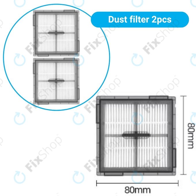 Xiaomi Roborock Q10-series, S8 Pro, S8 Pro Plus - Celoten komplet
