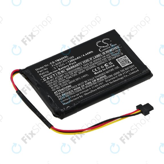 Baterija za TomTom One XL Traffic, XL 30 Europe 31, 1200mAh, Li-ion, 3.7V, FLB0813007089, HQ
