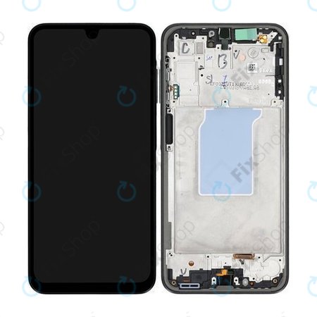Samsung Galaxy A26 A266E - LCD zaslon + steklo na dotik + okvir (Black) - GH82-37049A Genuine Service Pack