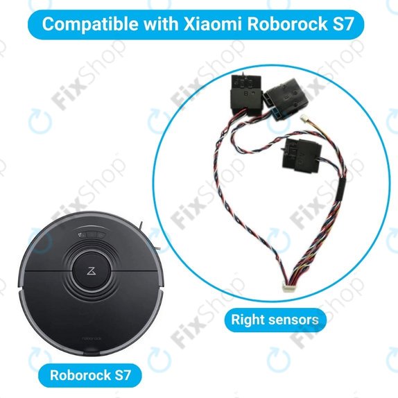 Xiaomi Roborock S7 - Senzorji padca (Desno)