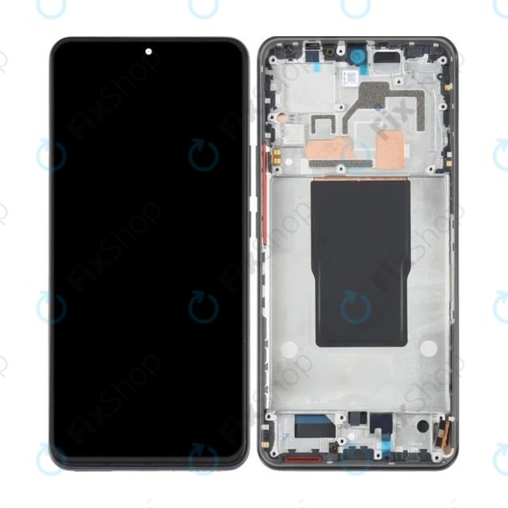 Xiaomi 12T Pro 22081212UG - LCD zaslon + steklo na dotik + okvir (Black) OLED
