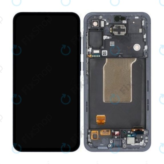 Samsung Galaxy A55 A556B - LCD zaslon + steklo na dotik + okvir (Awesome Navy) OLED