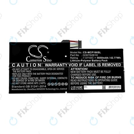 Microsoft Surface Pro 7 - Baterija G3HTA061H 5650mAh HQ