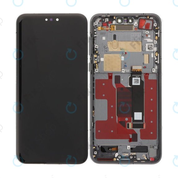 Honor Magic7 Pro - LCD zaslon + steklo na dotik + okvir (Midnight Black) OLED