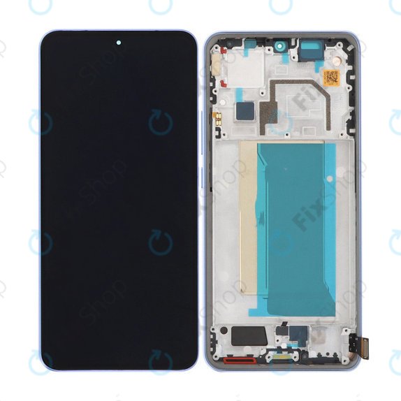 Xiaomi 13T, 13T Pro - LCD zaslon + steklo na dotik + okvir (Alpine Blue) OLED