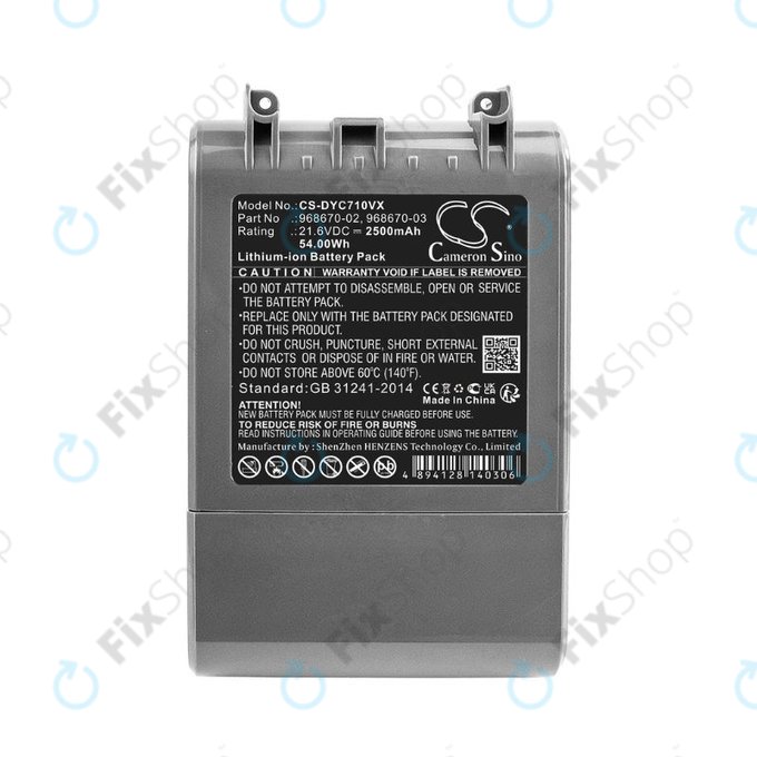 Dyson V7 - Baterija 968670-02, 968670-03 Li-Ion 21.6V 2500mAh HQ