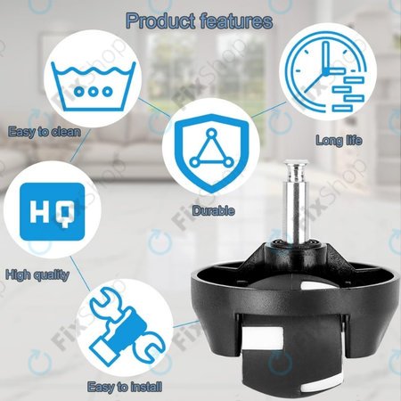 Eufy Robovac-series - Sprednje kolo (Črna)