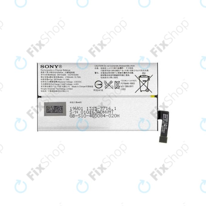 Sony Xperia 10 - Baterija SNYSQ68 2870mAh - 1315-7716 Genuine Service Pack