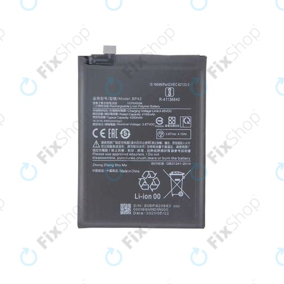 Xiaomi Mi 11 Lite 4G, Mi 11 Lite 5G, 11 Lite 5G NE - Baterija BP42 4250mAh