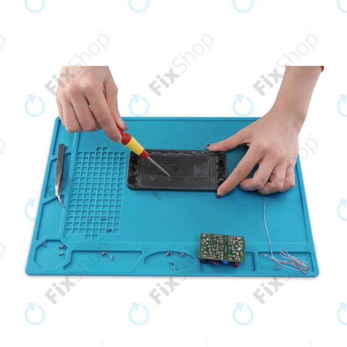 ESD Antistatična, toplotno odporna silikonska podloga - 32 x 23 cm