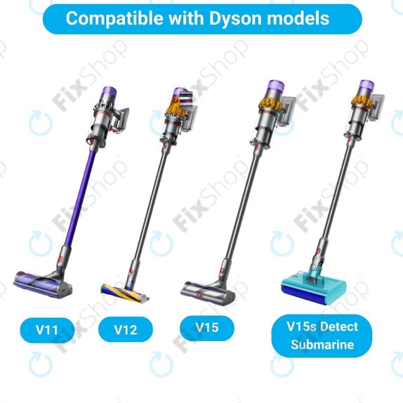 Dyson V11, V12, V15, V15s Detect Submarine - Slim Fluffy Glavna krtača (Mehki Valjček)