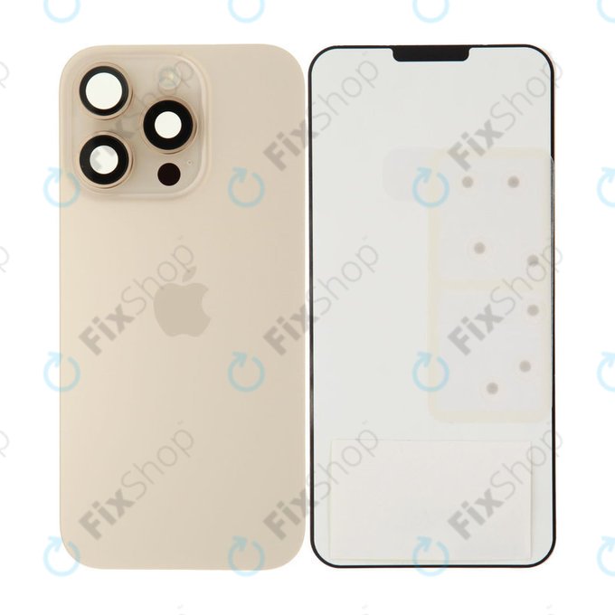 Steklo zadnjega ohišja za iPhone 16 Pro | Desert Titanium | 661-49557 | Genuine Apple