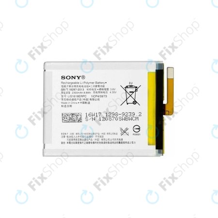Sony Xperia XA F3111, E5 F3311 - Baterija LIS1618ERPC 2300mAh - 1298-9239 Genuine Service Pack