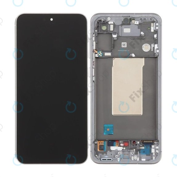 Samsung Galaxy A56 A566E - LCD zaslon + steklo na dotik + okvir (Awesome Lightgray) TFT