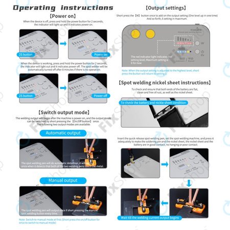 QianLi Macaron - Set mikro točkovnega varilnika za popravilo akumulatorja Flex (iPhone 11 - 12 Pro Max)