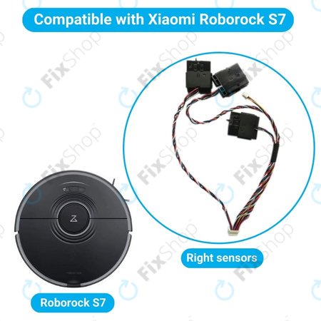 Xiaomi Roborock S7 - Senzorji padca (Desno)