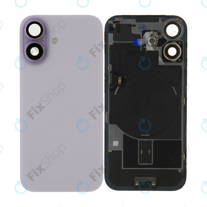 Steklo zadnjega ohišja za iPhone 17, Lavender, Pulled A